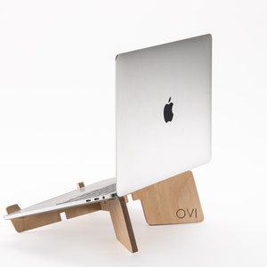 Office Pack 6x ECO Laptop Stand made of Wood