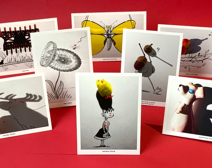 ANIMALS postcard set