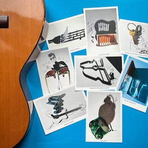 Conjunto de postales MUSICOLOGÍA