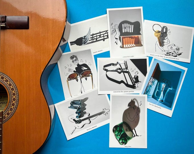 MUSICOLOGY Postcard set