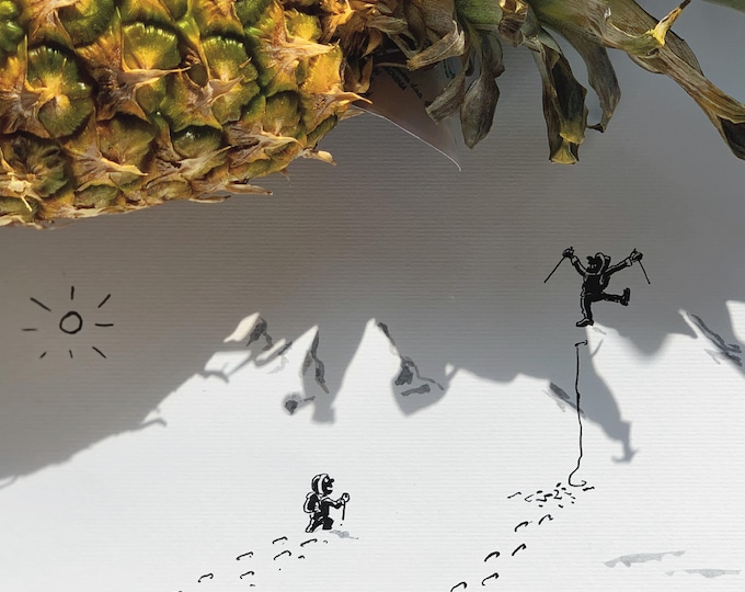 signed BIG PRINT – Alpine Apple