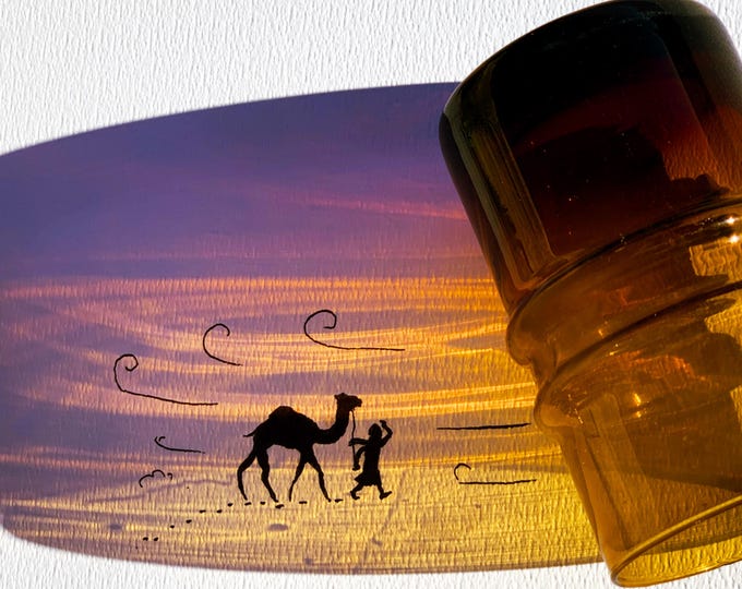 Signed PRINT – sandblasted glass