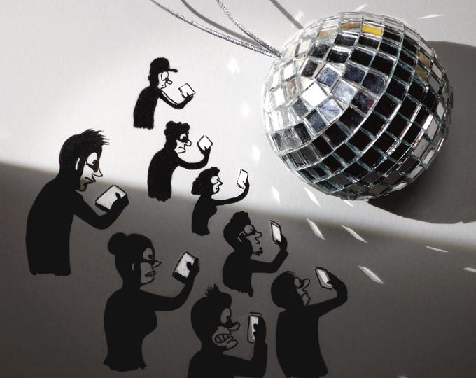 Signed PRINT - Selfie Reflection