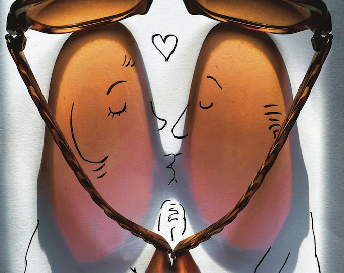 signed PRINT – Kissing in the shades