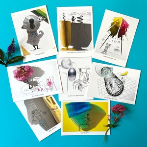 Lot de cartes postales SUMMER SHADOWS