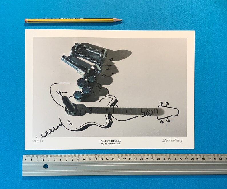 Signed PRINT \u2013 heavy metal