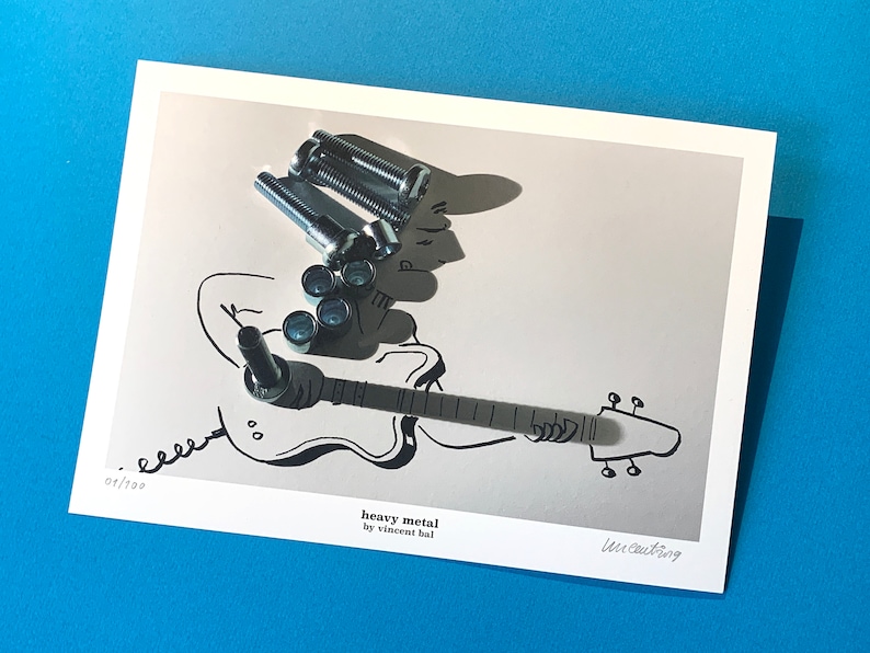 Signed PRINT \u2013 heavy metal