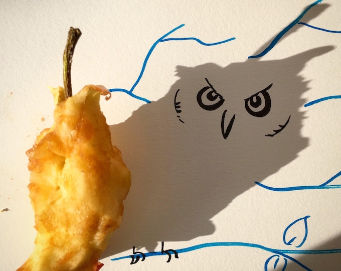 Signed PRINT – the owls are not what they seem