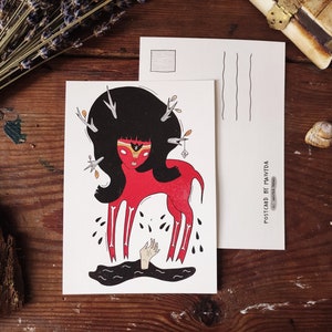 A6 POSTKARTE: 'Wild spirit'