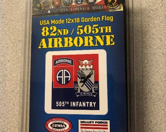 Army 82nd/505th 12x18 Flag