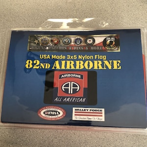 US Army 82ND Airborne 3x5 Nylon Custom Flag