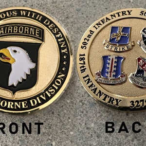 Army 101st Airborne Coin