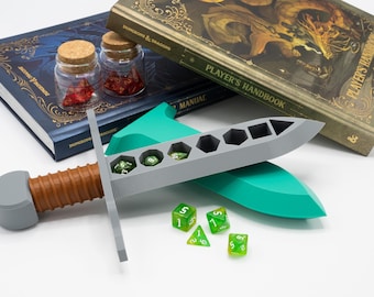Dice Storage Sword with Sheath