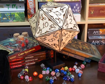 20-Sided Dice Table Lamp
