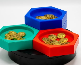 Magnetic Hex Board Game Component Single Tray