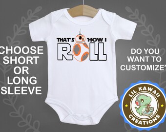 bb8 baby onesie