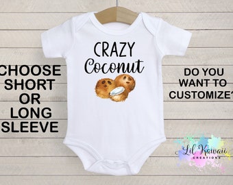 tropical baby onesie