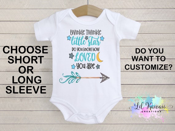 twinkle twinkle little star onesie