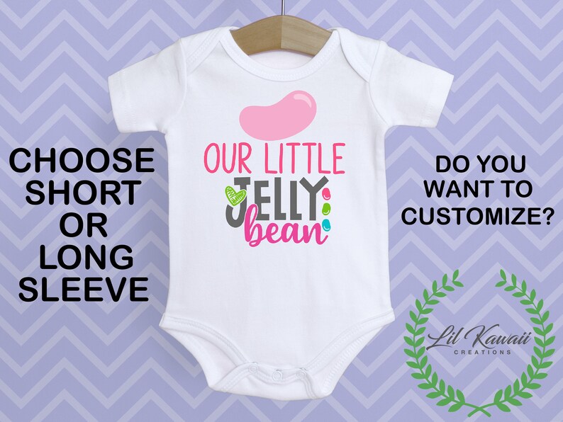Our Little Jelly Bean Onesie® Cute Baby Onesie Jelly Bean Etsy