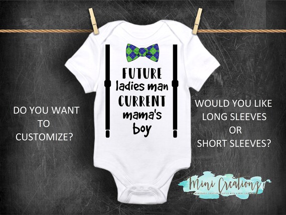 mama's boy onesie
