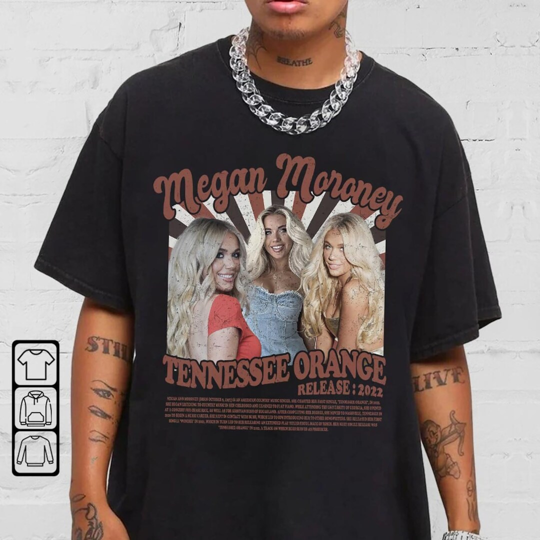 Megan Moroney Merch Music Shirt Tennessee Orange Lyrics Album - Etsy