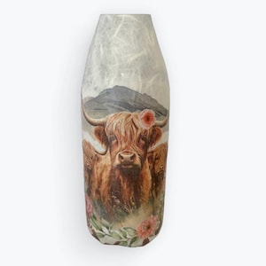 Highland Cows Bottle Light