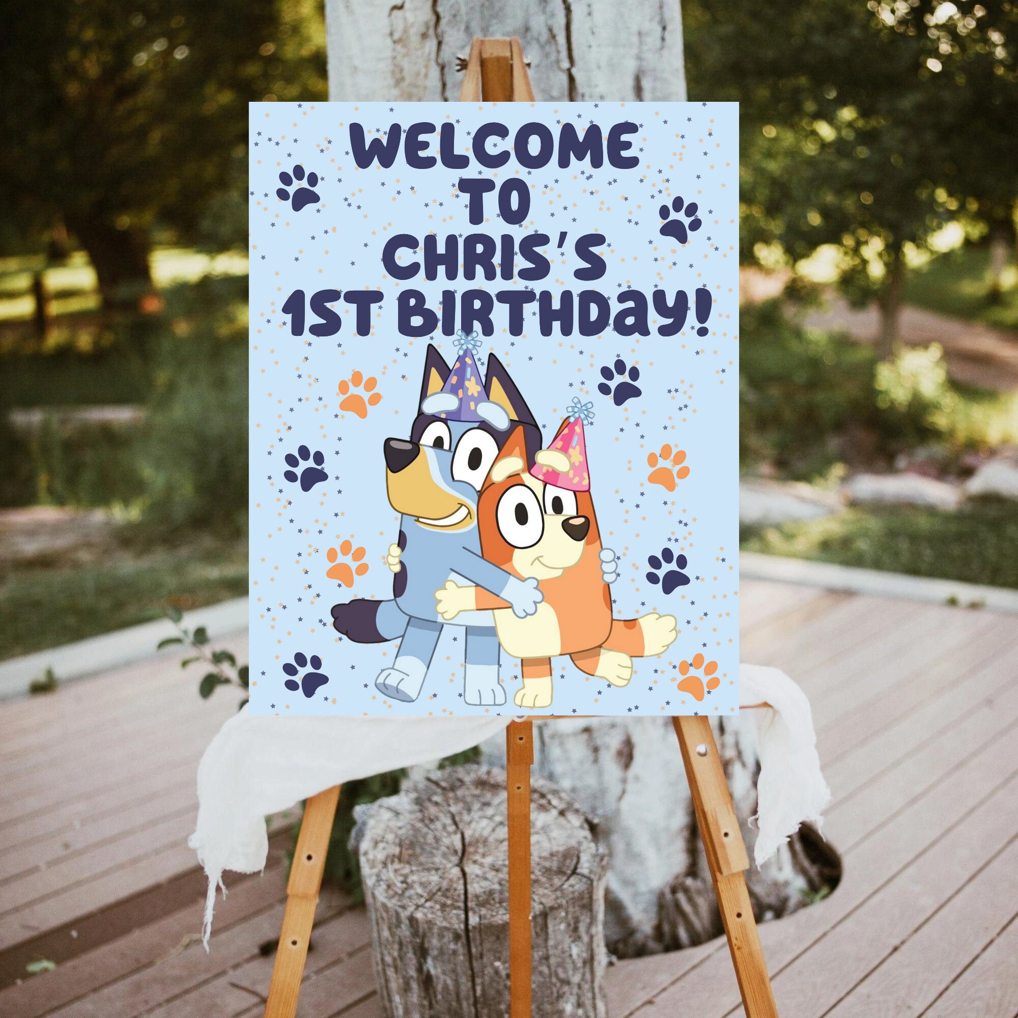 Bluey Poster bluey Birthday Bluey Invitation Boy - Etsy Israel