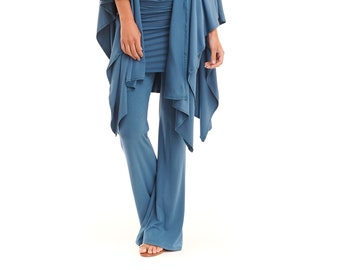 Bamboo Soul Yoga Pants Teal  \ Yoga Leggings \ Yoga Wear \ Lounge  \ Trousers \ Pilates \ Conscious \ Bootcut \ Comfy