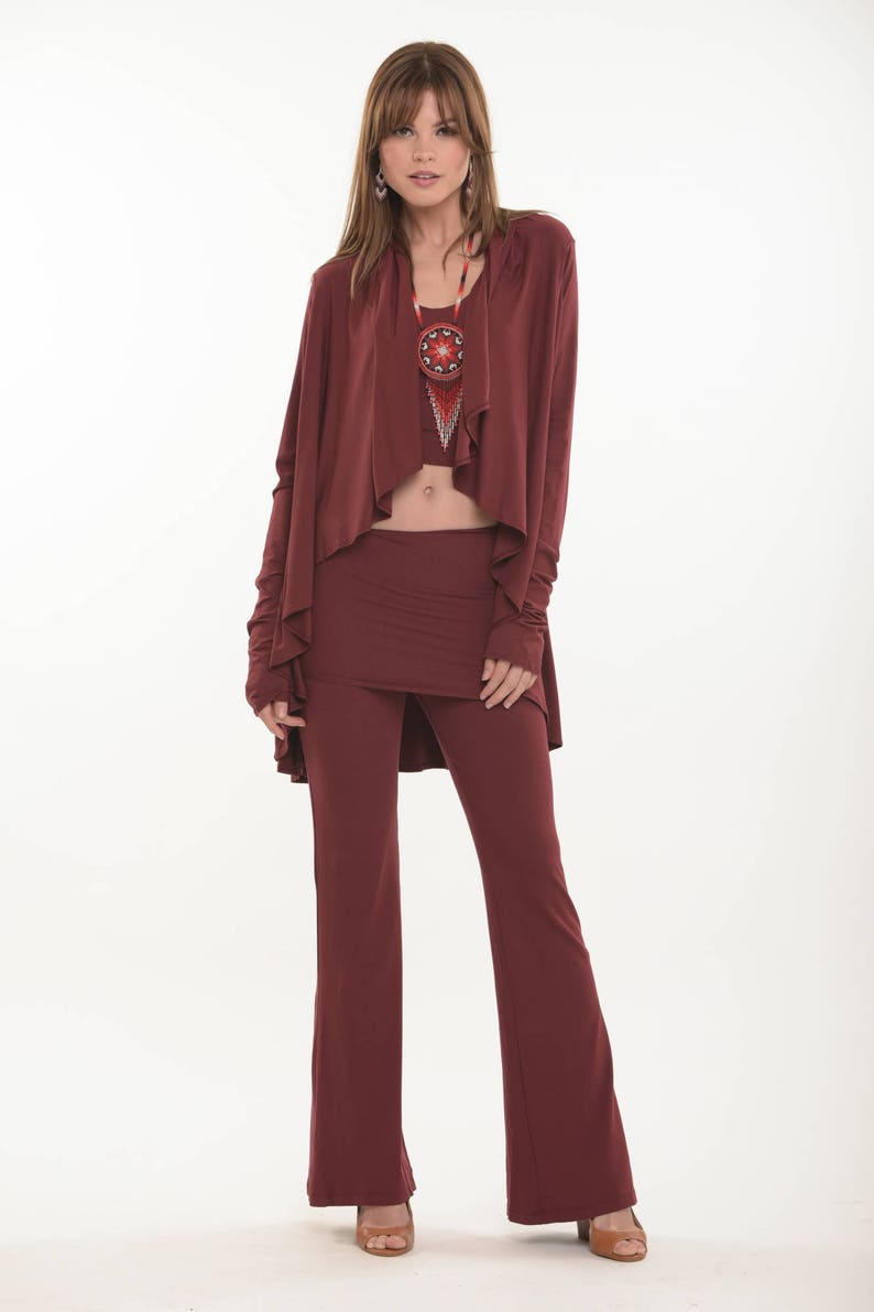 burgundy bralette top