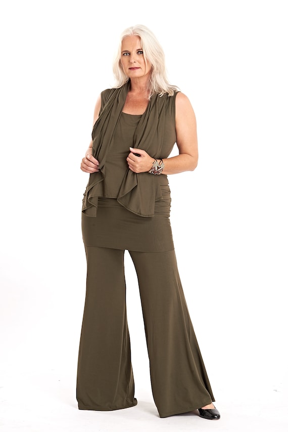 bamboo cargo yoga pants