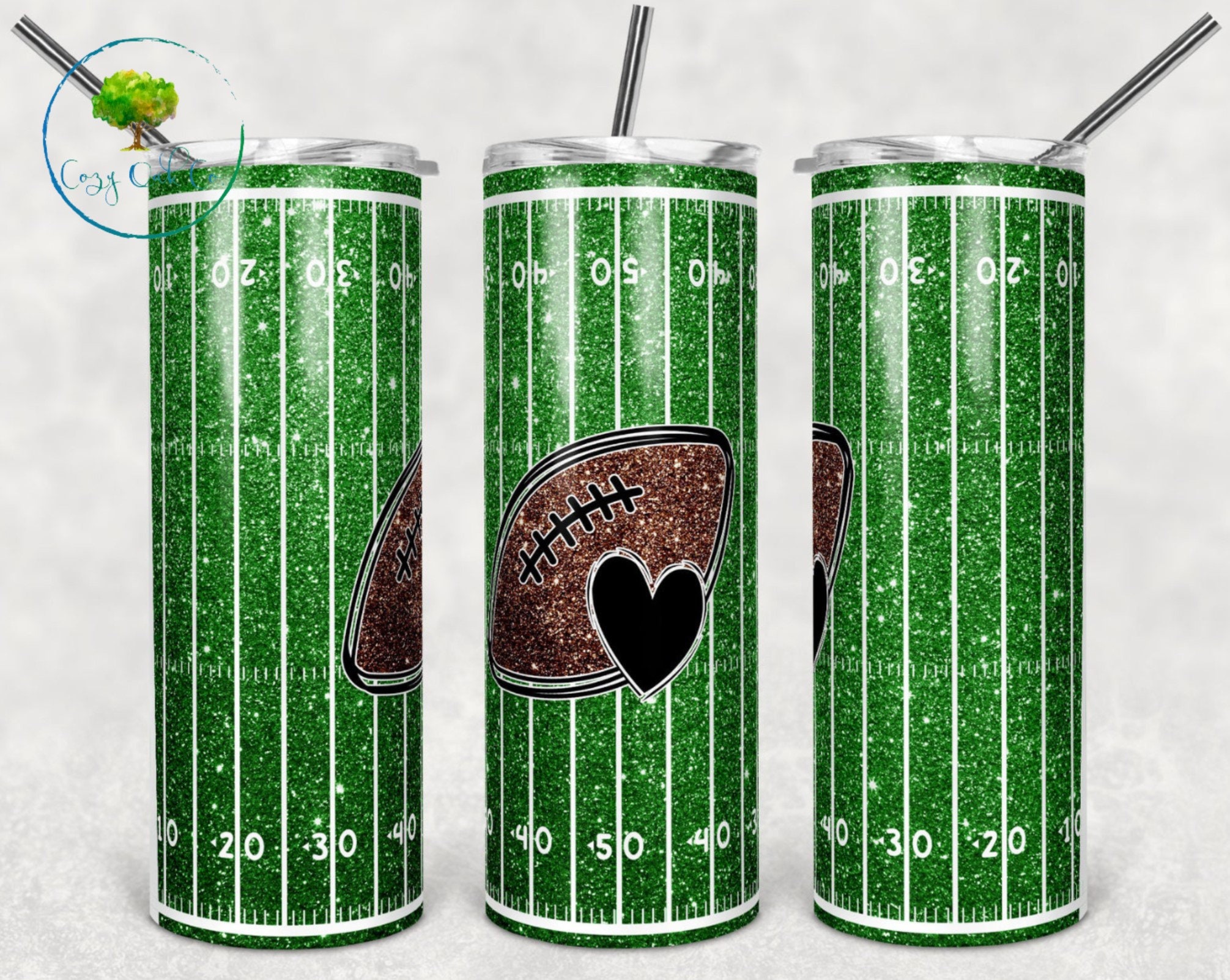 Football Field Custom Tumbler Etsy UK