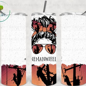 Lineman Wife Tumbler