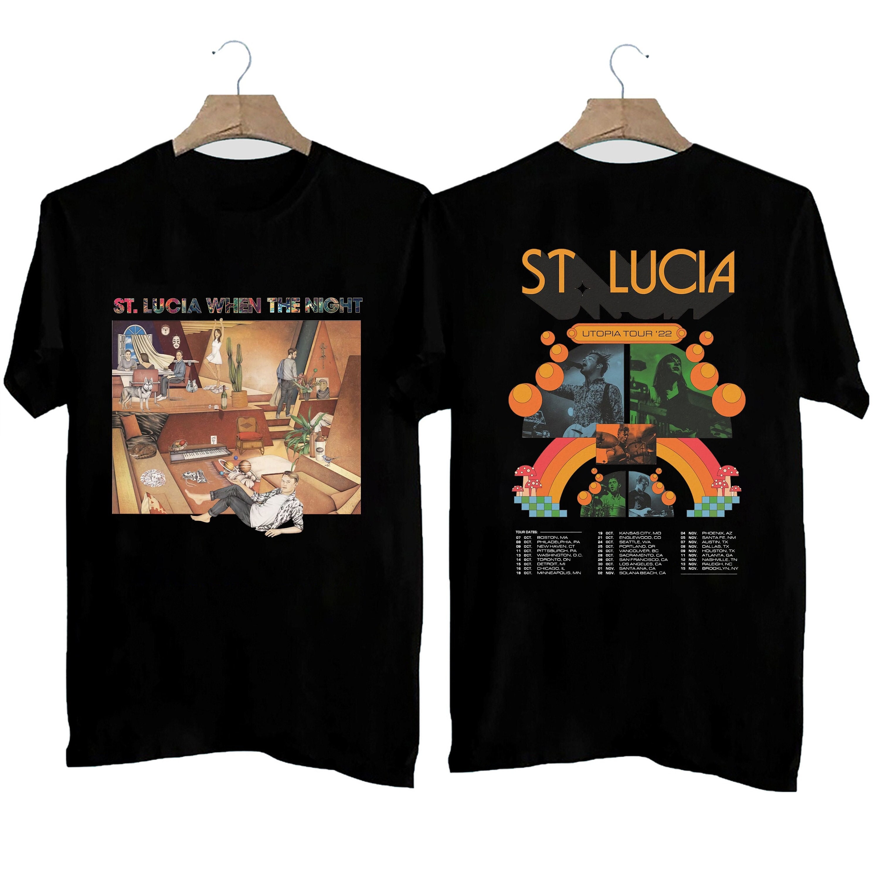 Discover St. Lucia Shirt, Unisex 2 Sides Saint Lucia West Indies T-Shirt