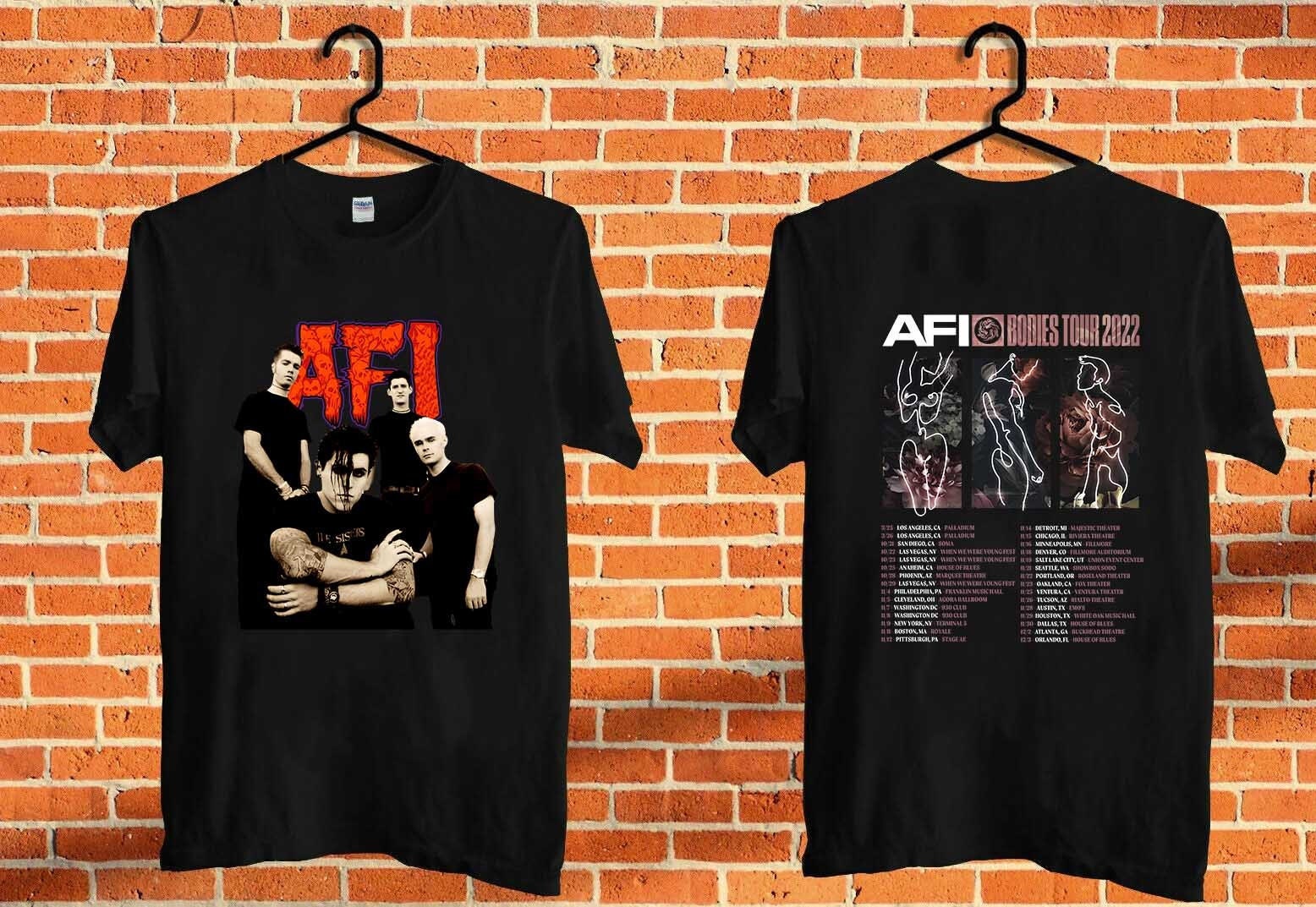 Discover AFI Tour Shirt 2022. 2 sides AFI shirt, Unisex T-Shirt
