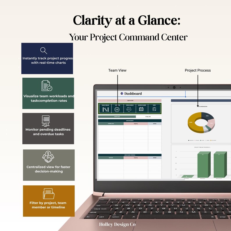 Project Management Spreadsheet Google Sheets Excel Task Tracker With ...