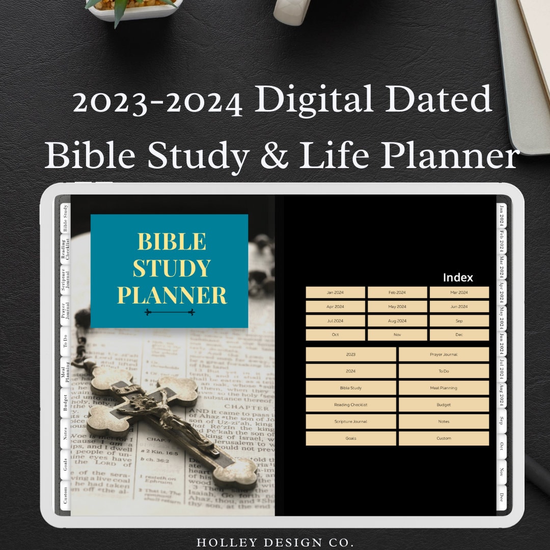 Digital Bible Study and Life Planner 20242025 Scripture Journal, Daily