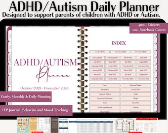 Empower Your Special Needs Parenting with the Ultimate Digital Planner | ADHD, Autism Support | Self-Care, Goal Setting, Expert Resources