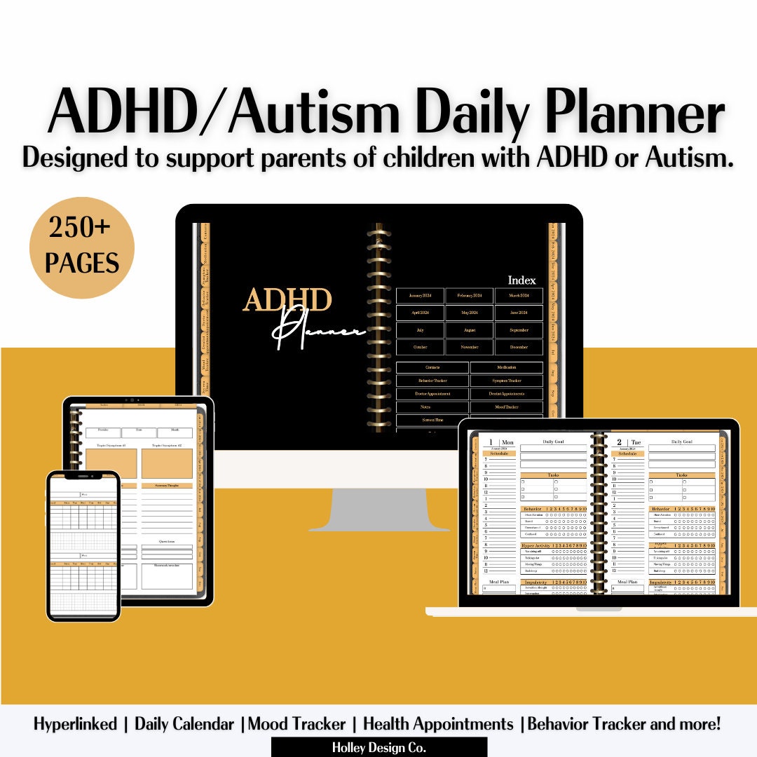 Empowering Parents: Digital Daily Planner for Managing ADHD and Autism ...