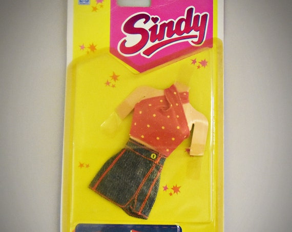 Vintage Outfit Sindy Disco Jeans Collection / Hasbro / NRFB / 1993