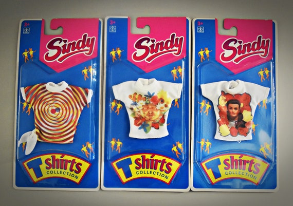 Vintage T-Shirts Sindy / T-Shirt collection / Hasbro / NRFB / 1993 / to choose from / see description
