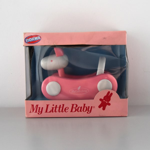 Vintage plastic rocking horse My Little Baby / #782-1584 / NRFB / Borka UK LTD / Sekiguchi / Made in China / 1986