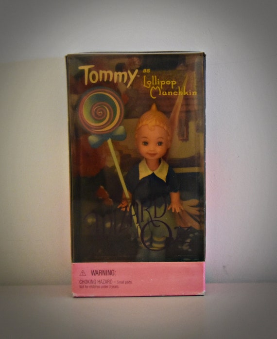 Vintage Tommy as Lollipop Munchkin / Wizard of Oz / #25819 / 1999 / Mattel / NRFB / Made in China