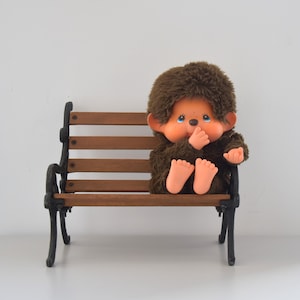 モンチッチ　ビンテージ　昭和レトロ　木製ベンチセット Vintage monchhichi - Etsy 日本