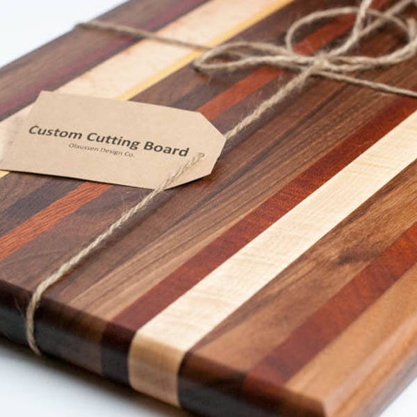 Small Wooden Cutting Board, Small Mosaic Cutting Board, Mosaic Cutting Board, Wood Cutting Board
