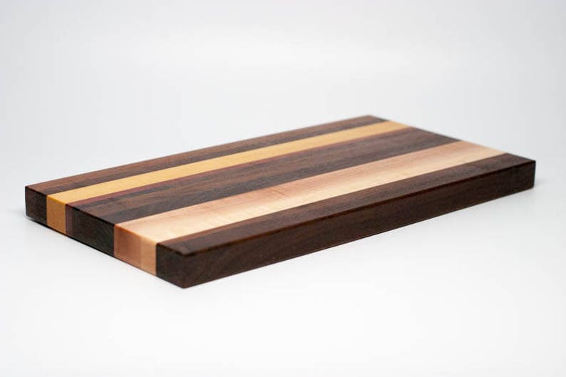 Small Wooden Cutting Board Small Mosaic Cutting Board Mosaic Etsy