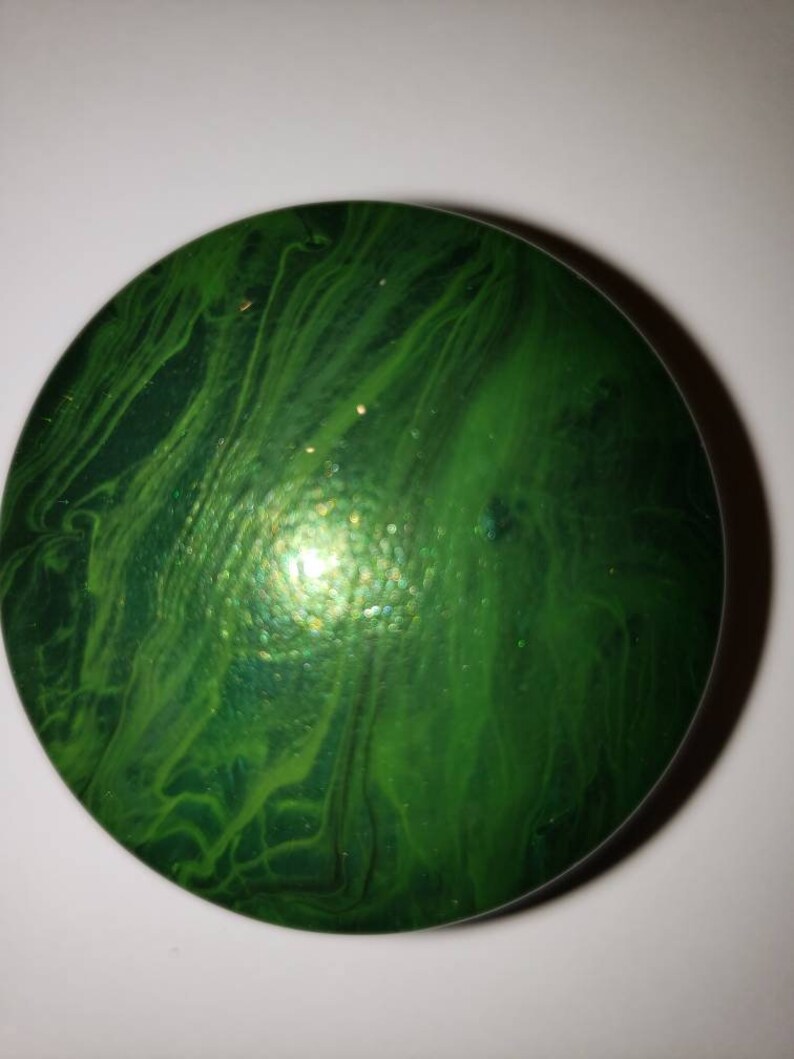 Door Knobs Hand Painted Green Black Yellow Turquoise Etsy