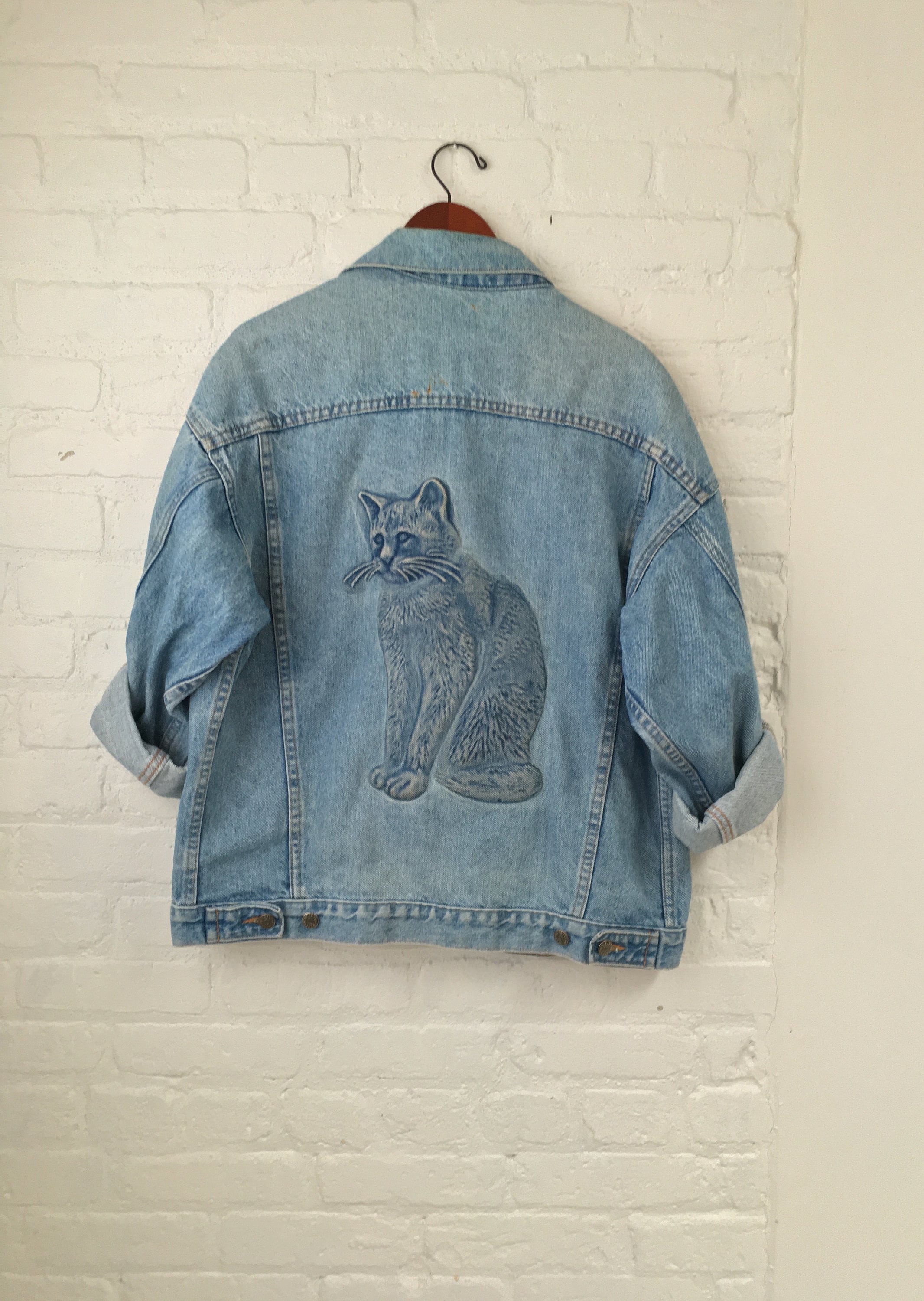 denim cat jacket