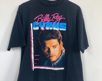 Vintage 1992 Billy Ray Cyrus Achy Breaky Heart tour tee Large