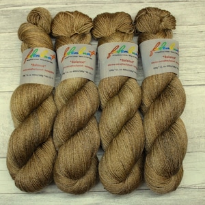 BALANCE Natur pur, Merino extrafine/Tencel, 400m/100g handgefärbt, fingering "Syrup"