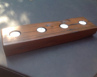 Redwood Candle Holder